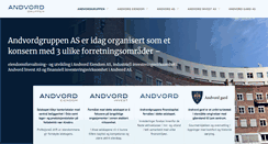 Desktop Screenshot of andvordgruppen.no