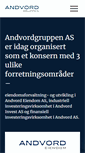 Mobile Screenshot of andvordgruppen.no